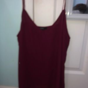 Forever 21 maroon tank top